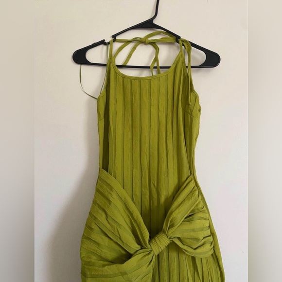 Mini dress open back Green SMALL - Picture 2 of 2